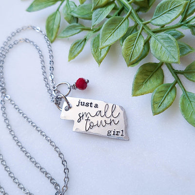 Just a Small Town Girl NE | Necklace - Little Blue Bus Jewelry