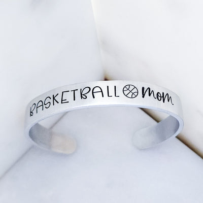 Basketball/Volleyball/Football Mom || Cuff Bracelet