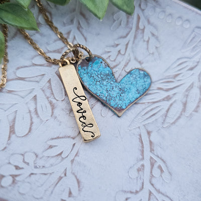 Kind Heart Fierce Mind Brave Spirit - Beach Stone Necklace –  LittlePrettyDesigns