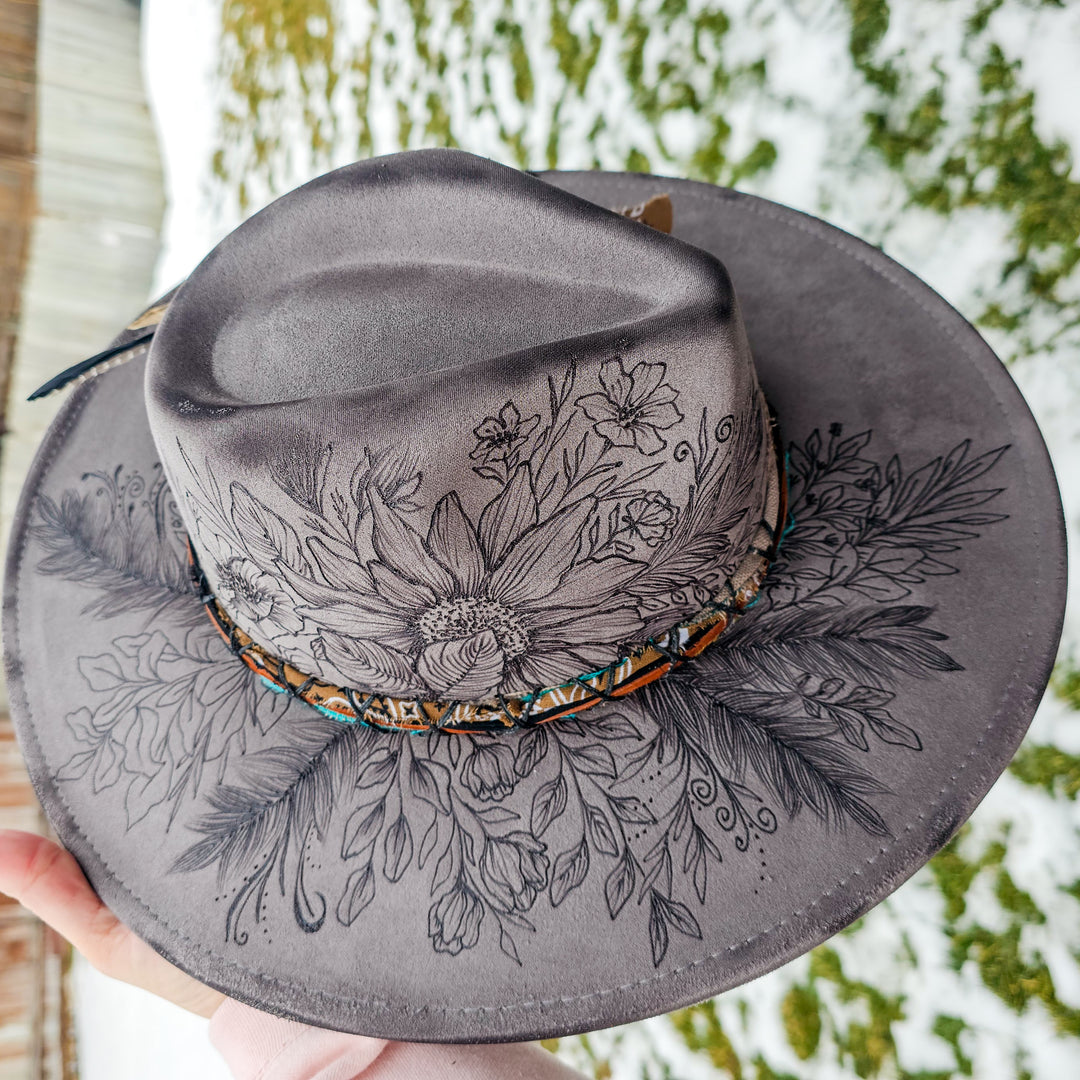 Deposit Fee - Custom Wide Brim Hat – Little Blue Bus Jewelry display picture 1