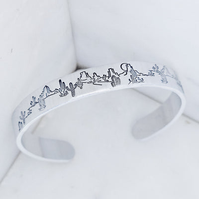 Desert Scene Cuff Bracelet