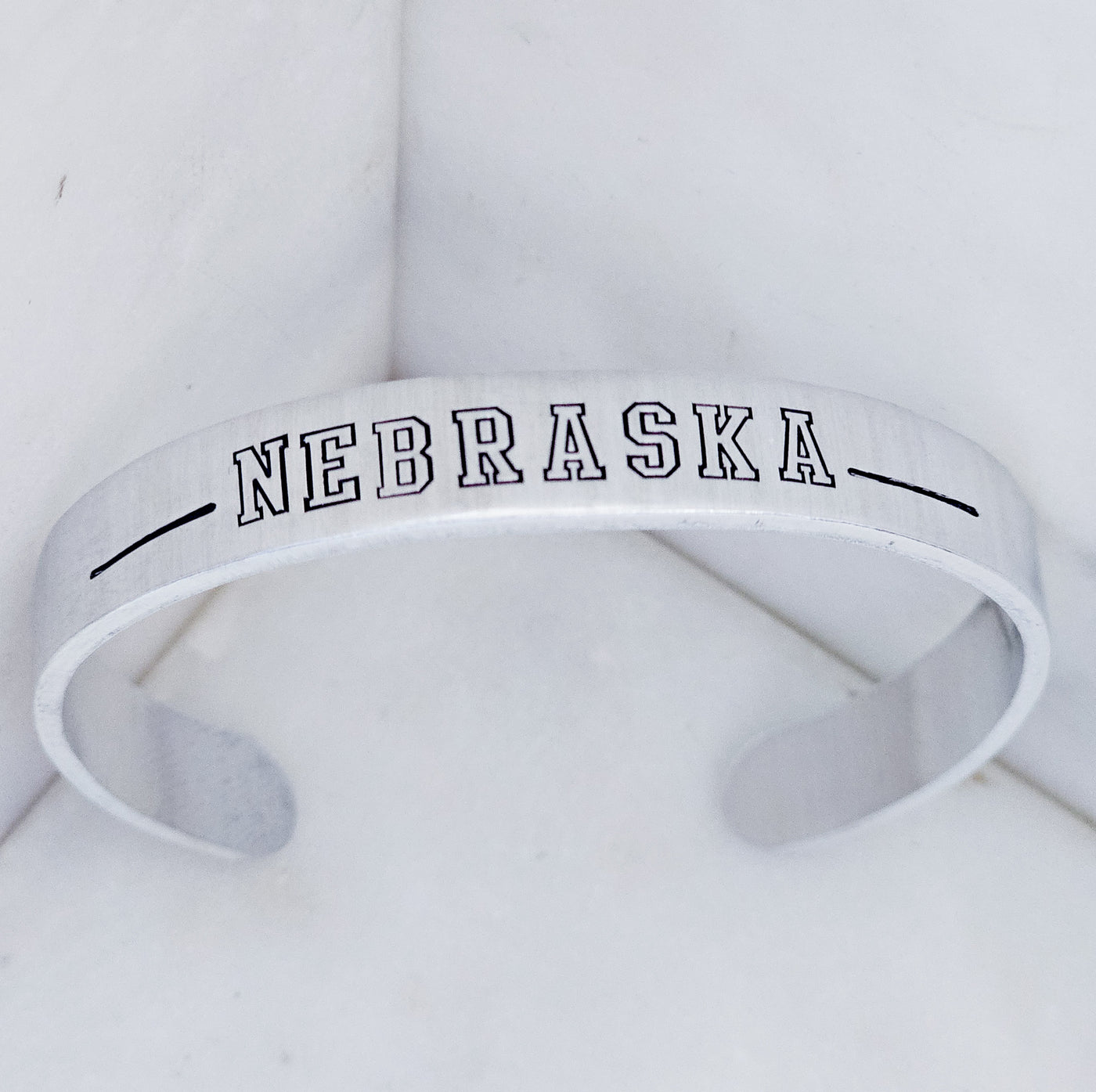 Nebraska Varsity Style || Cuff Bracelet