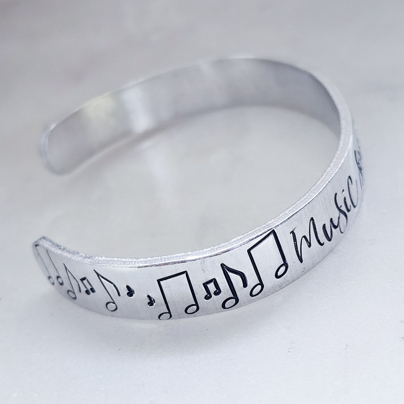 Music Soothes My Soul || Cuff Bracelet