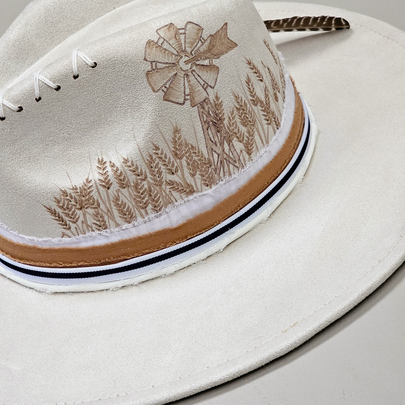 Custom Wide Brim Hat for Abigail R. - Final Invoice