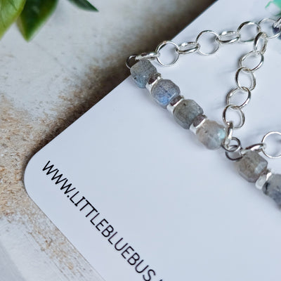 Sterling Silver | Labradorite Earrings