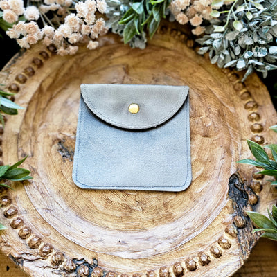 Jewelry Envelope || Freehand Burned Velvet Travel Organizer