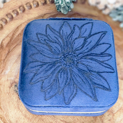 Travel Jewelry Organizer | Freehand Burned Velvet Cases