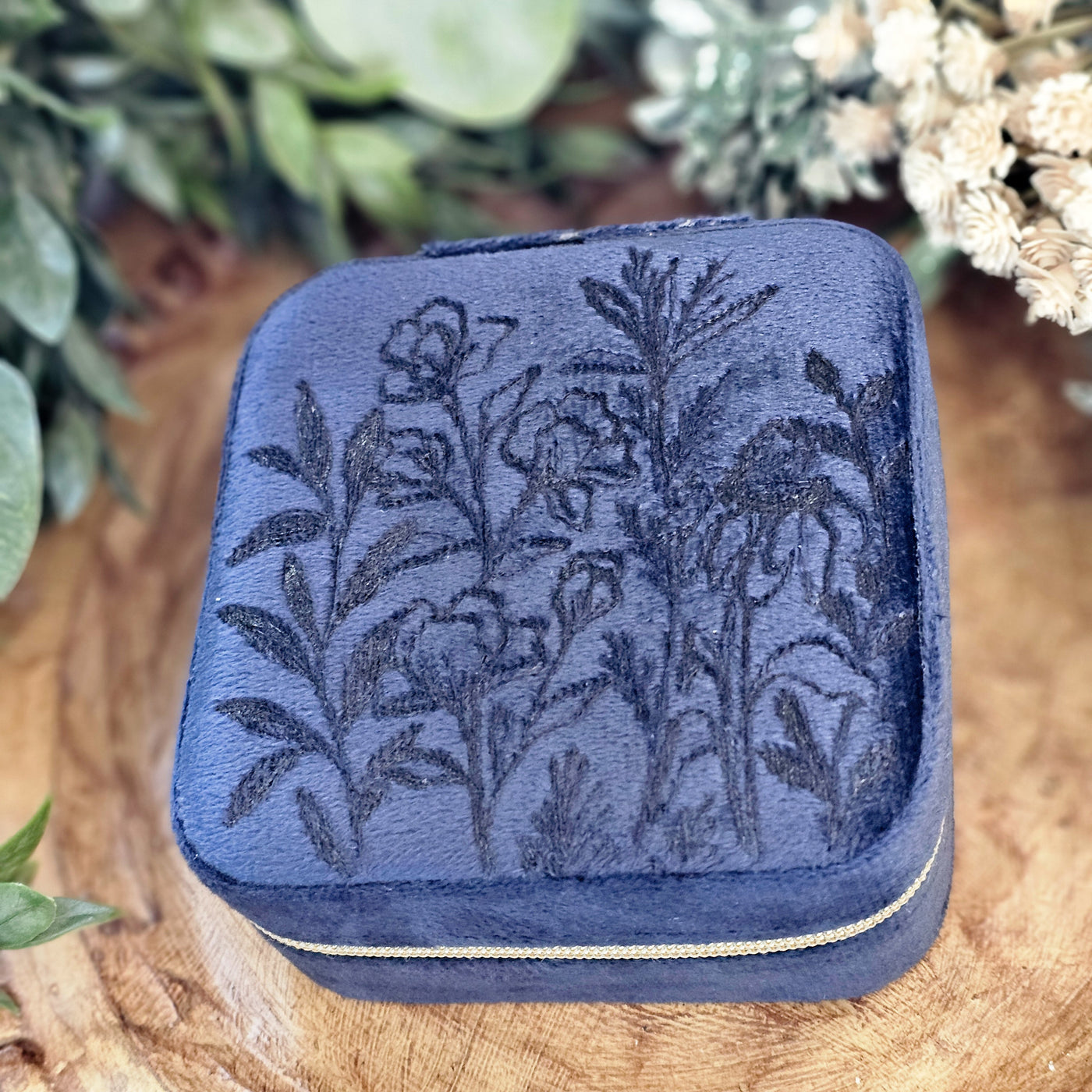 Travel Jewelry Organizer | Freehand Burned Velvet Cases