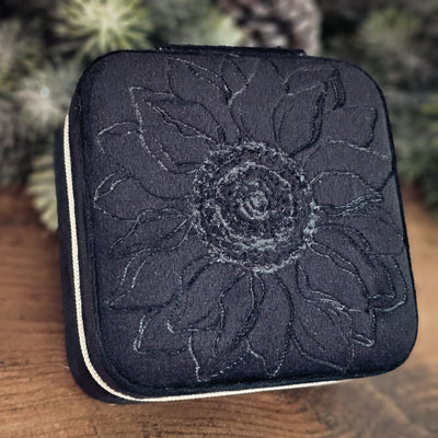 Travel Jewelry Organizer | Freehand Burned Velvet Cases