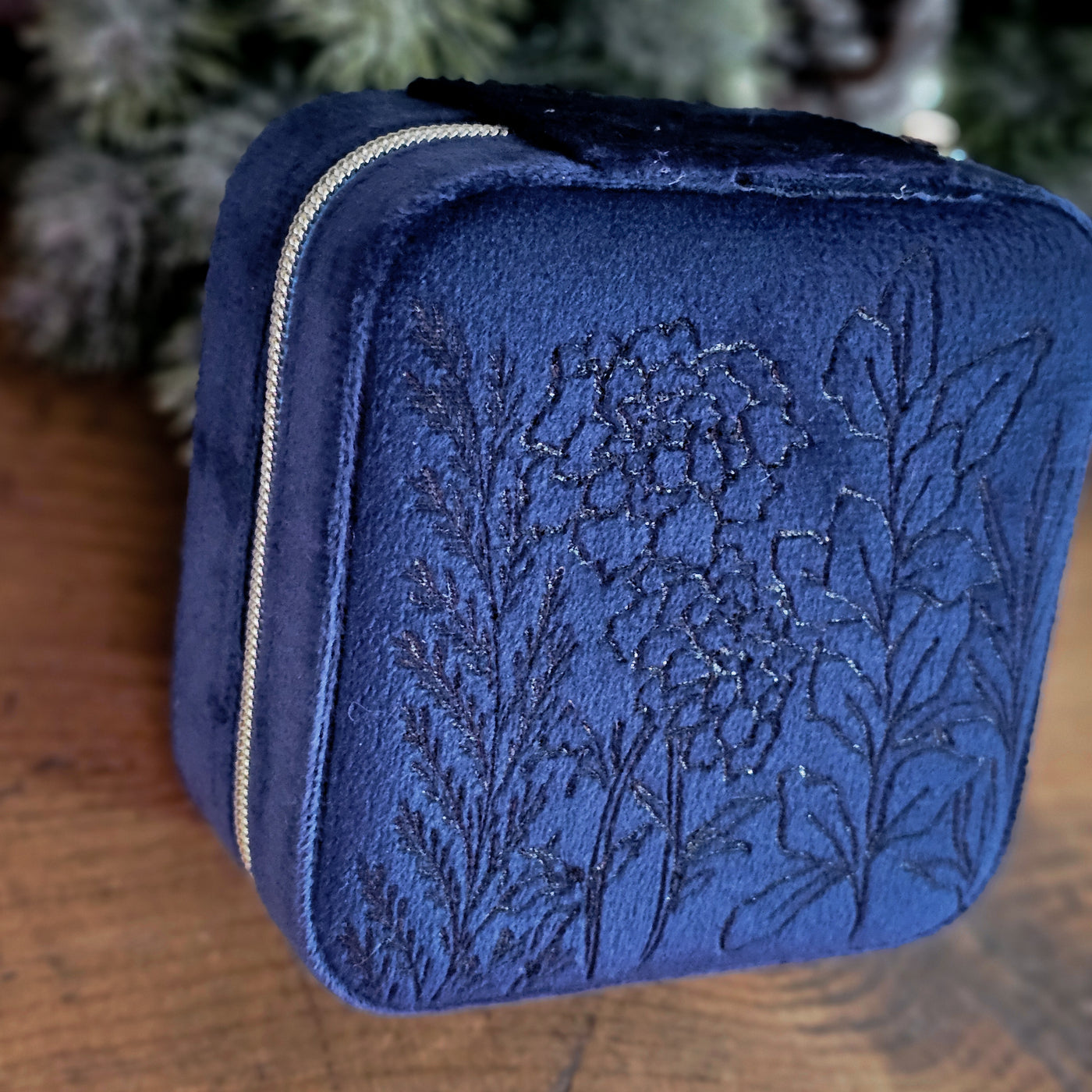 Travel Jewelry Organizer | Freehand Burned Velvet Cases