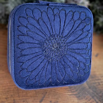 Travel Jewelry Organizer | Freehand Burned Velvet Cases