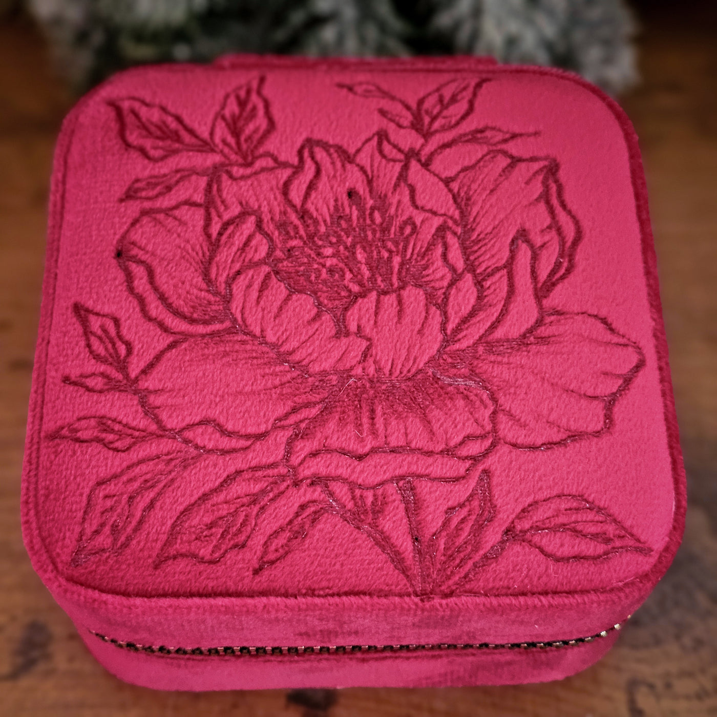 Travel Jewelry Organizer | Freehand Burned Velvet Cases