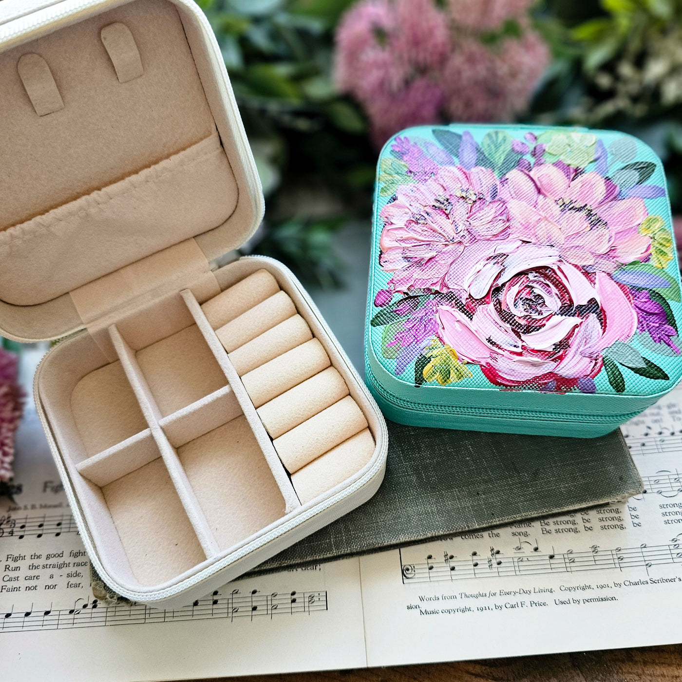 Travel Jewelry Organizer | Hand Painted Cases