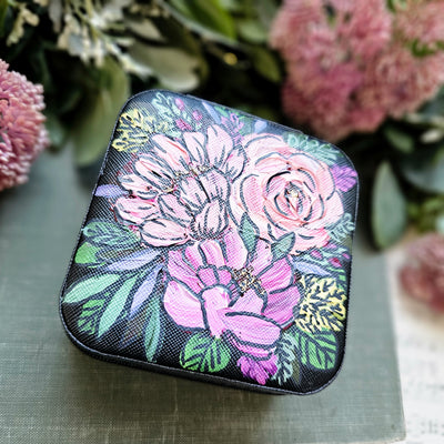 Travel Jewelry Organizer | Hand Painted Cases