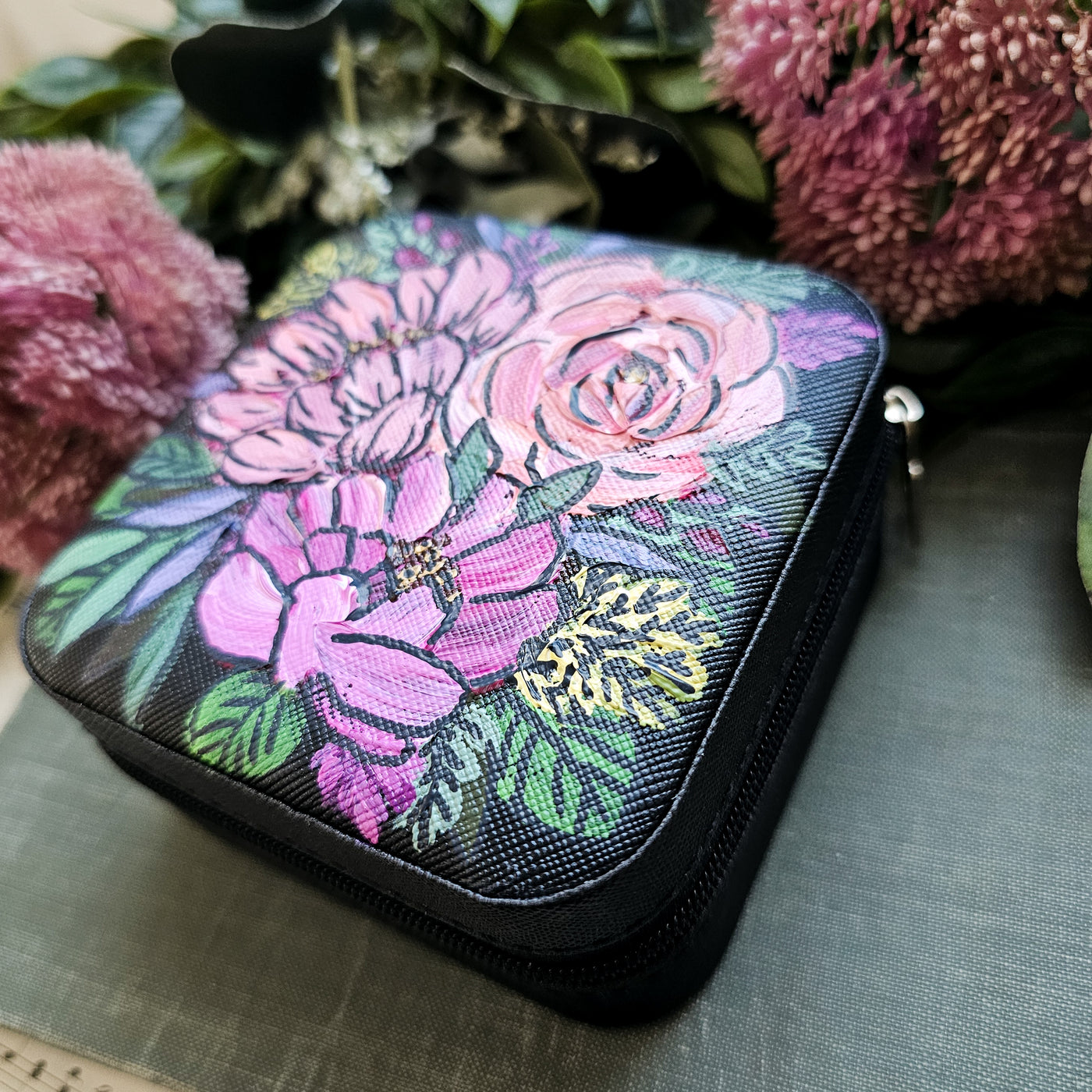 Travel Jewelry Organizer | Hand Painted Cases