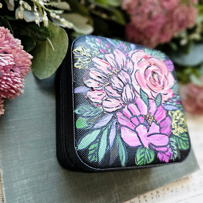 Travel Jewelry Organizer | Hand Painted Cases