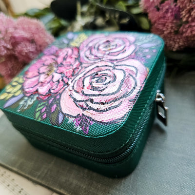 Travel Jewelry Organizer | Hand Painted Cases