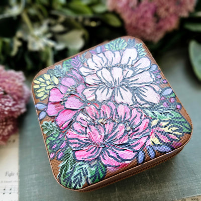 Travel Jewelry Organizer | Hand Painted Cases