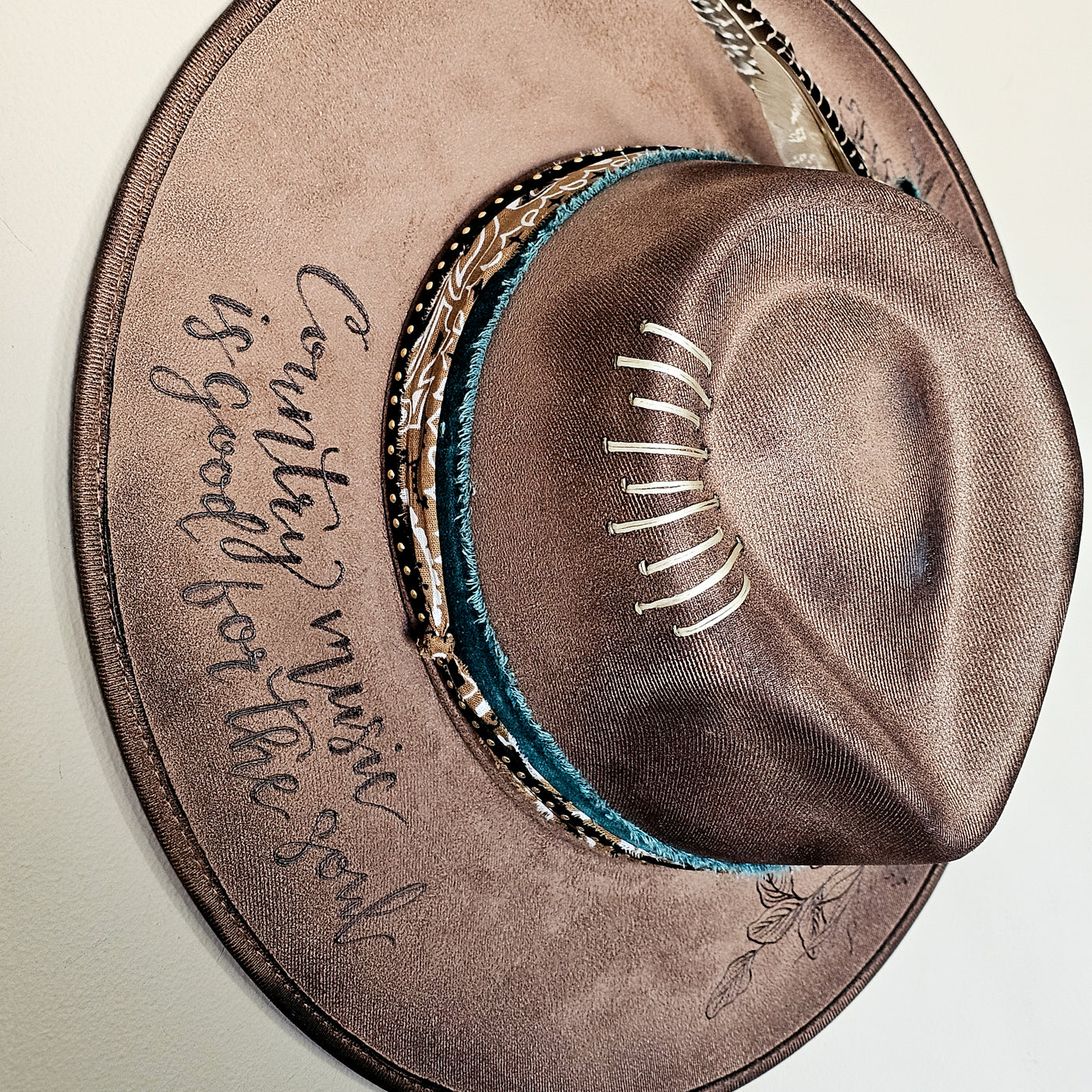 Custom Wide Brim Hat for H. McCartney