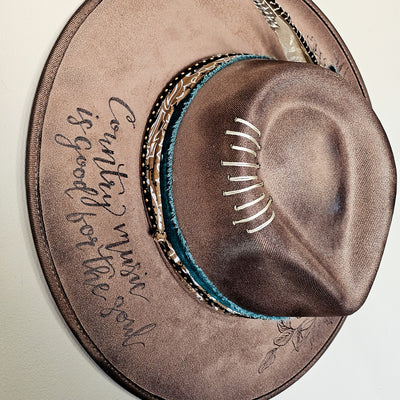Custom Wide Brim Hat for H. McCartney