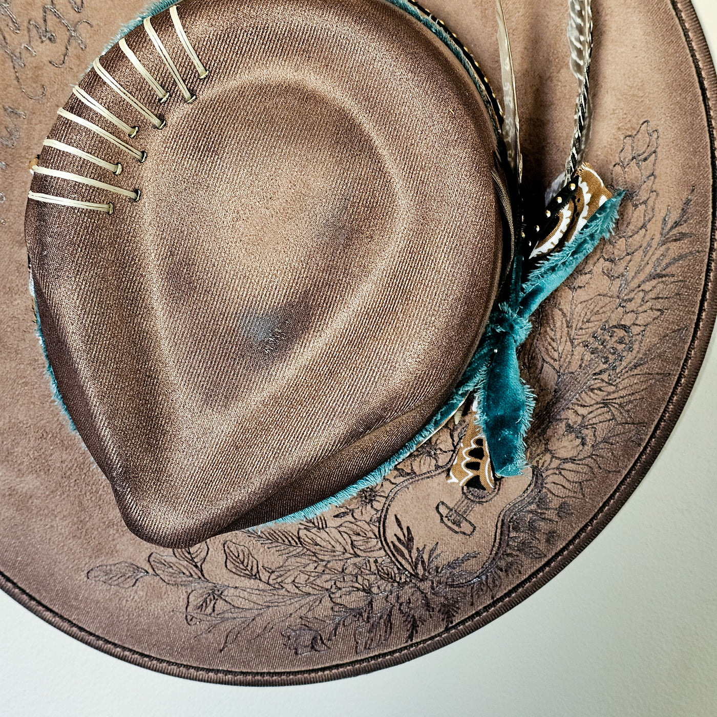 Custom Wide Brim Hat for H. McCartney