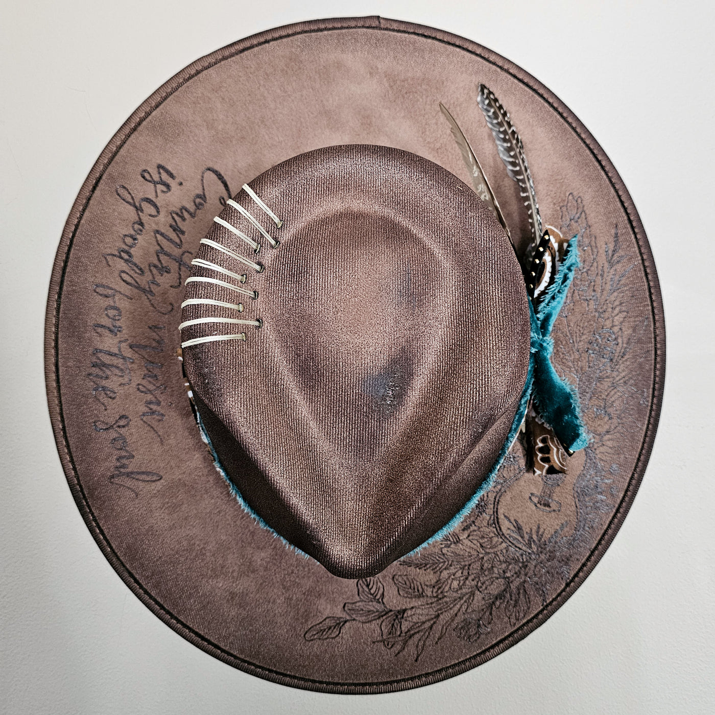 Custom Wide Brim Hat for H. McCartney