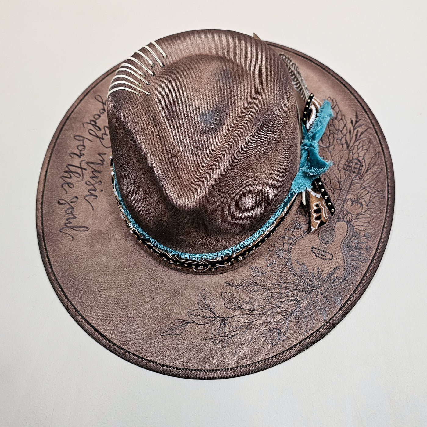 Custom Wide Brim Hat for H. McCartney