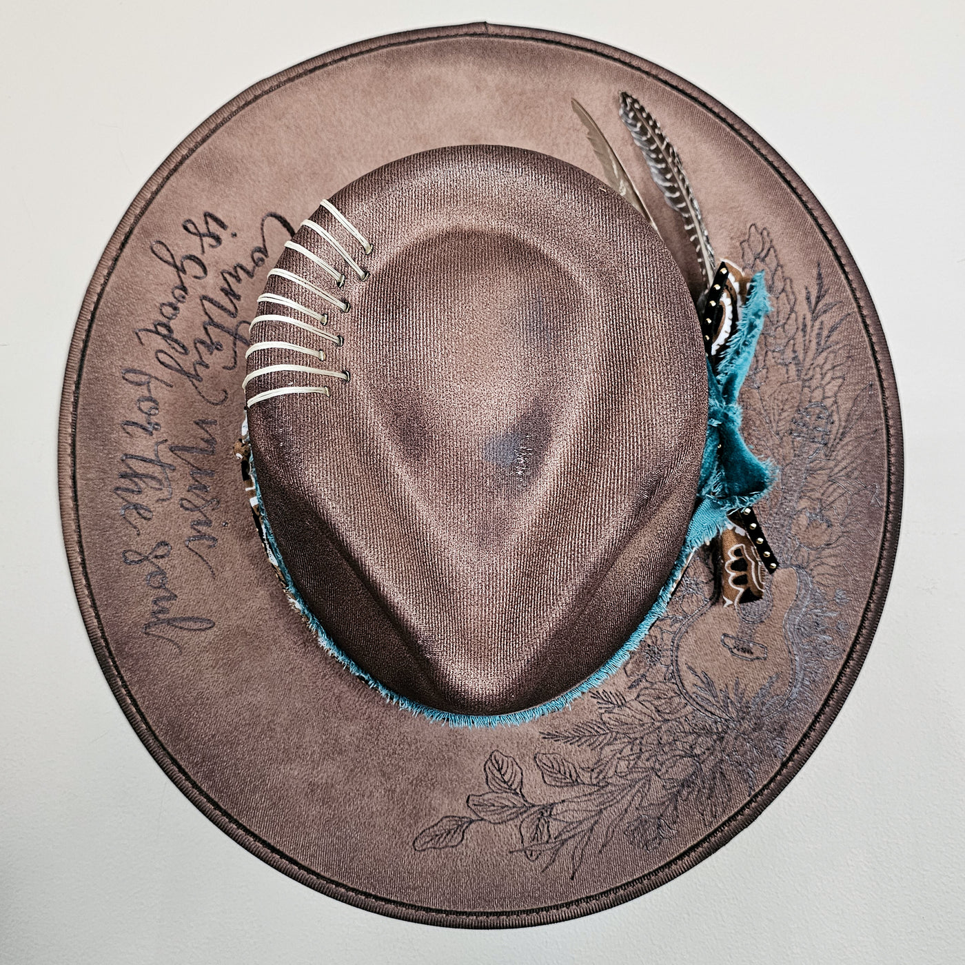 Custom Wide Brim Hat for H. McCartney