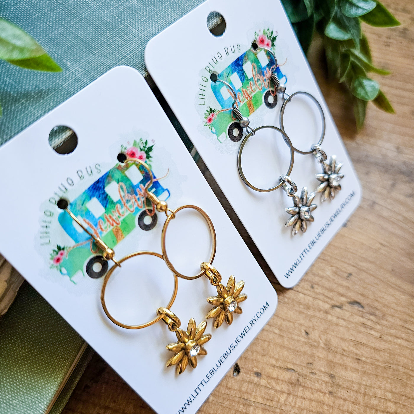 Crystal Mini Flower Drop || Earrings