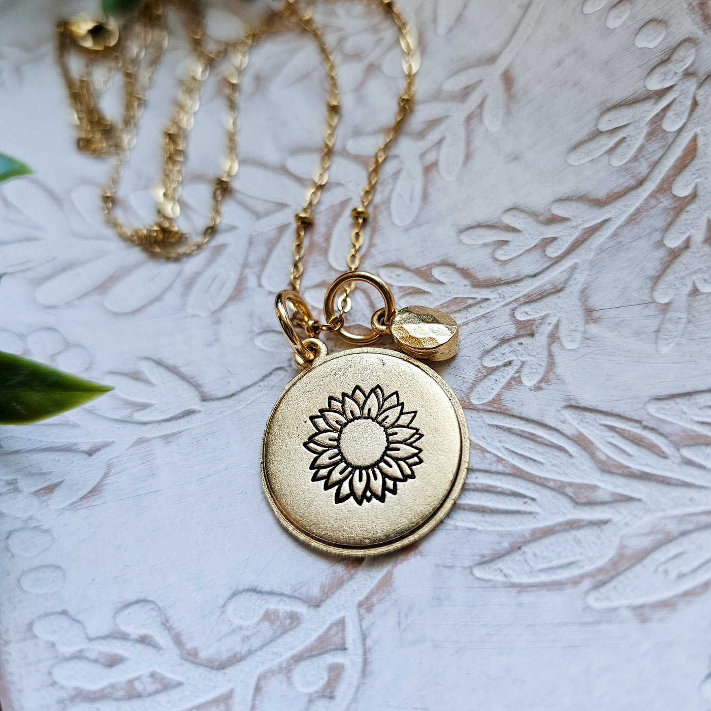 Golden Hour Sunflower || Necklaces