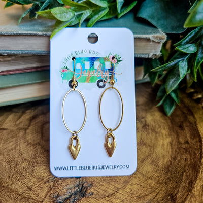Heart Drop || Earrings