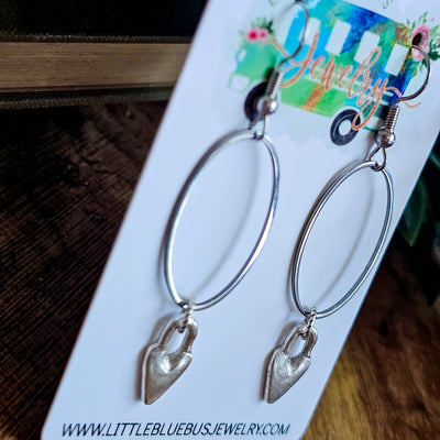 Heart Drop || Earrings