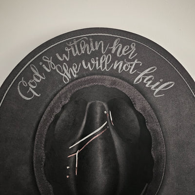 Custom Wide Brim Hat for Laura - Remaining Balance