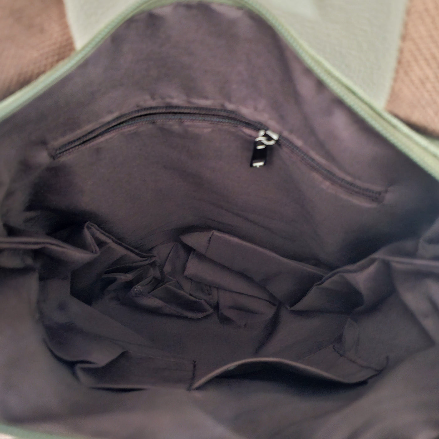 Wild Roses || Sage Green Canvas Hand Painted Tote Bag