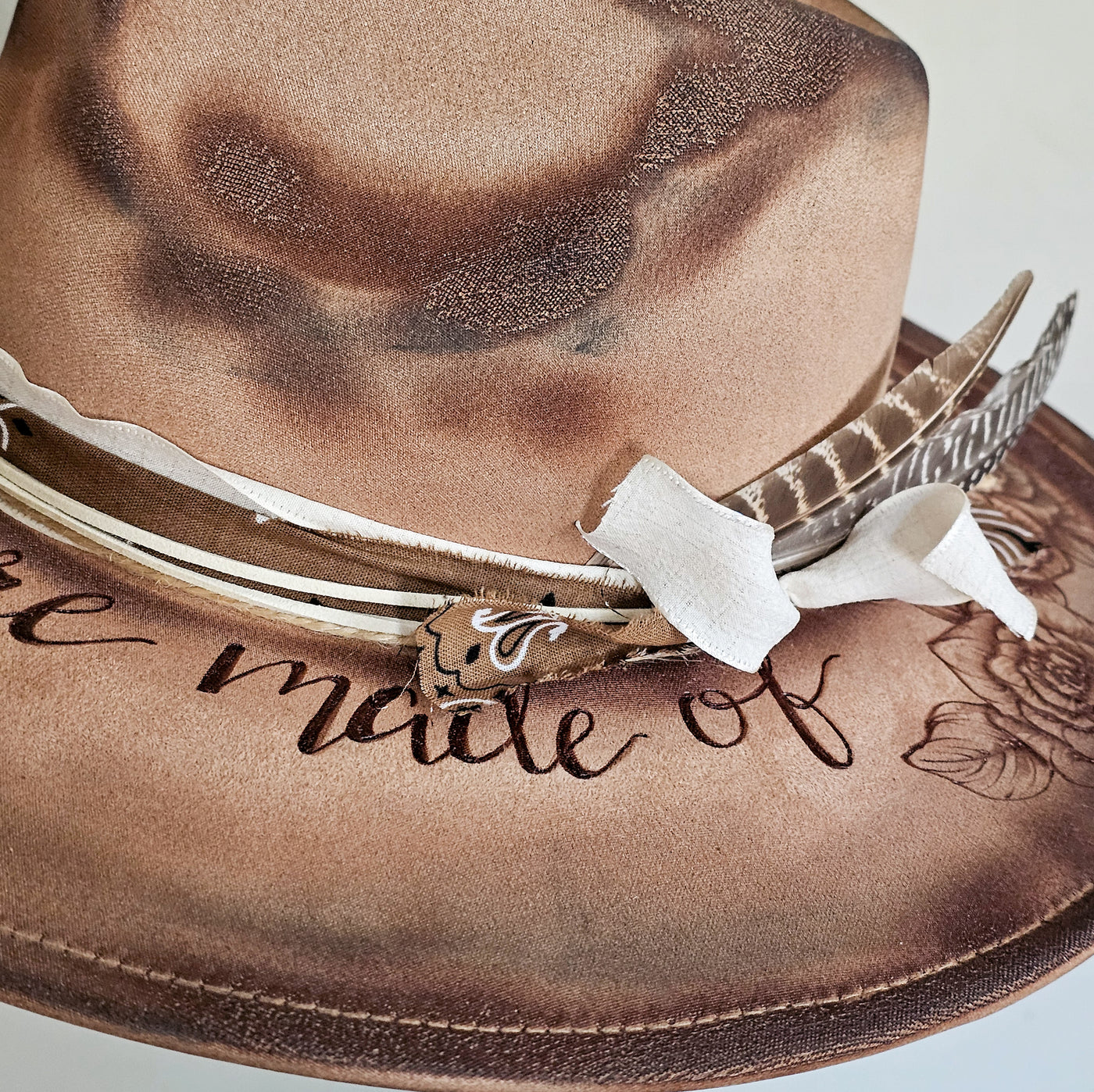 Custom Wide Brim Hat - Remaining Balance - T. WILLIAMS