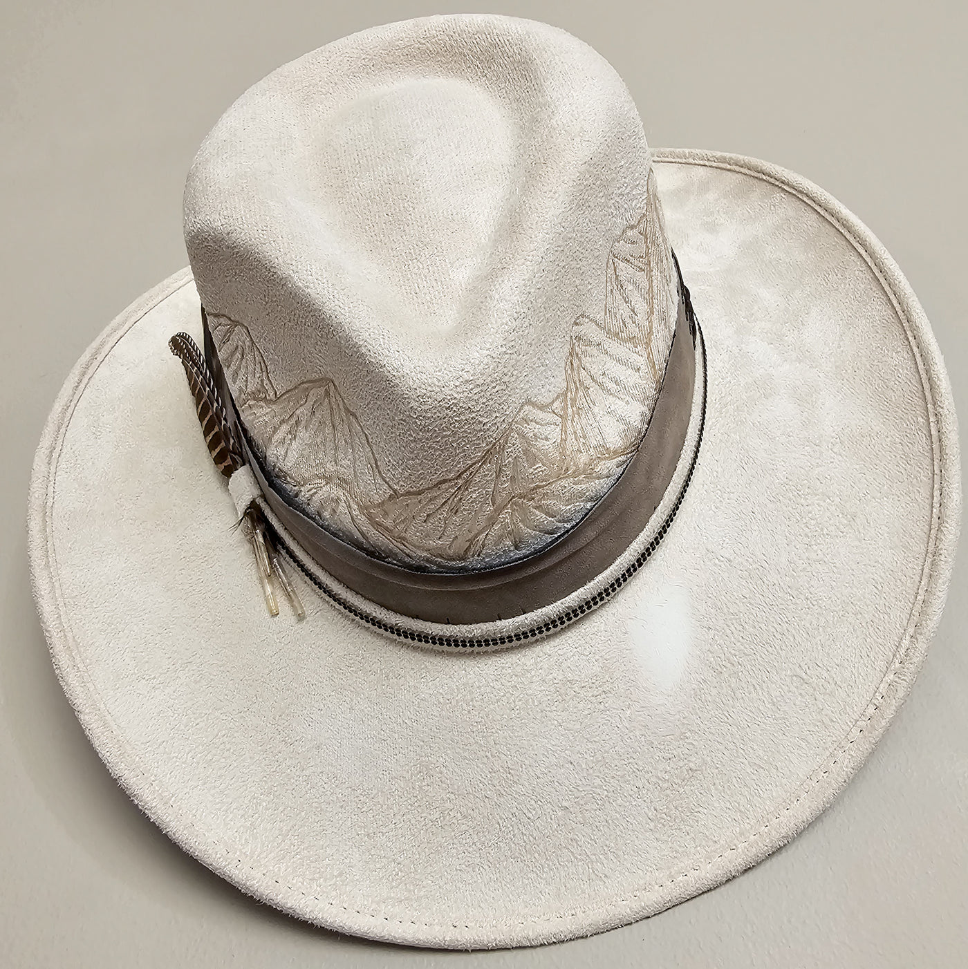 Estes || Medium || Ivory Burned Cowboy Style Hat