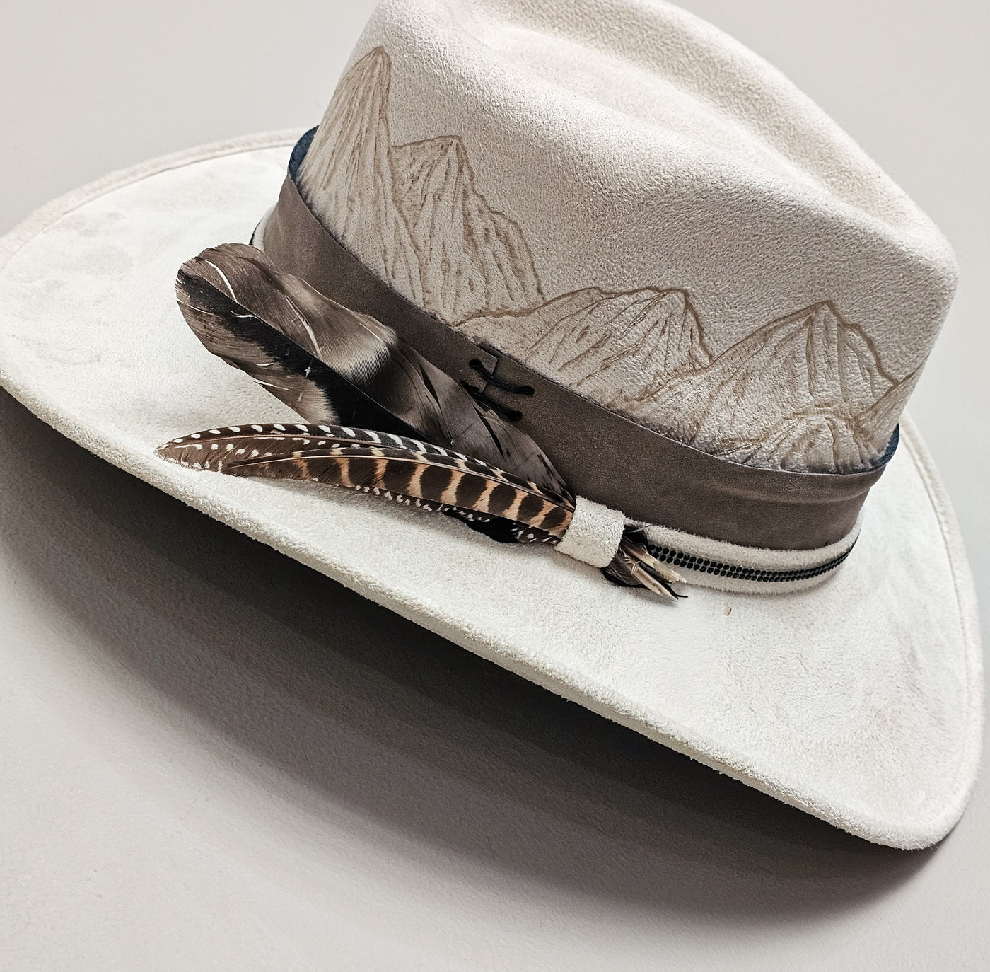 Estes || Medium || Ivory Burned Cowboy Style Hat