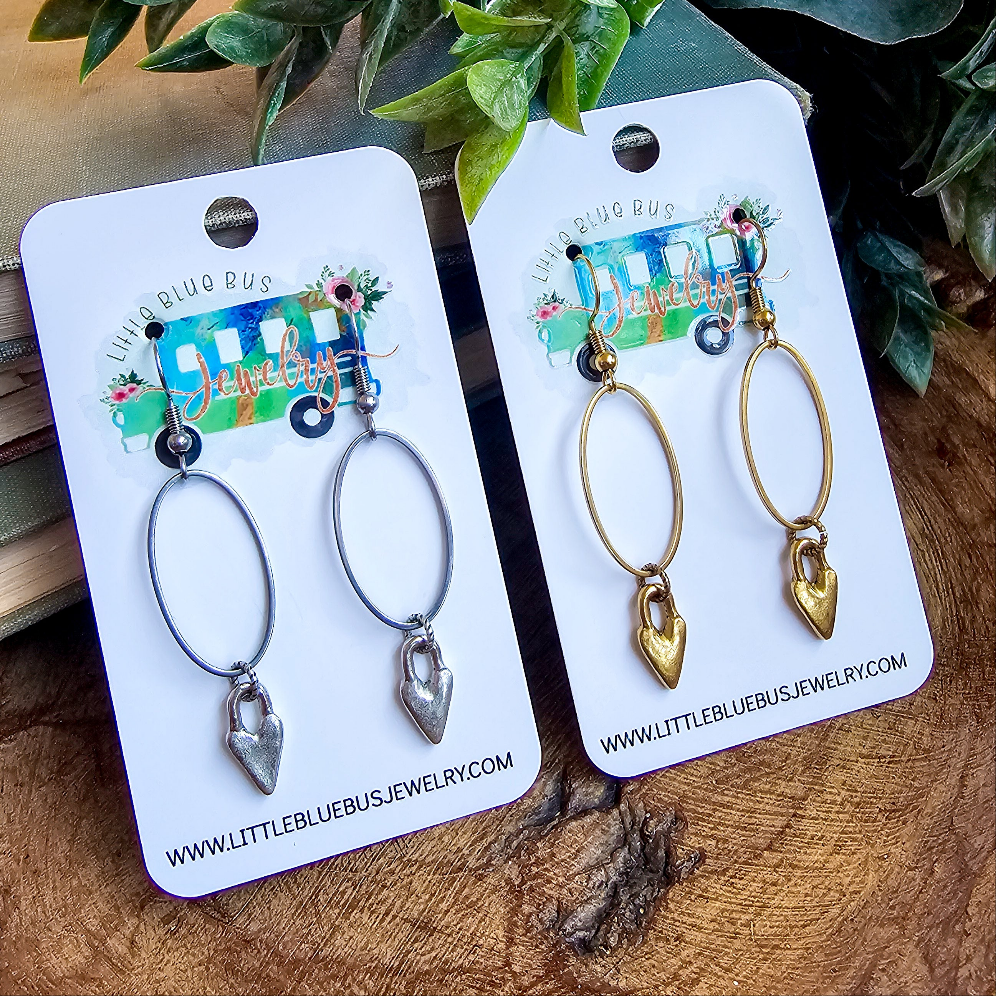Heart Drop || Earrings