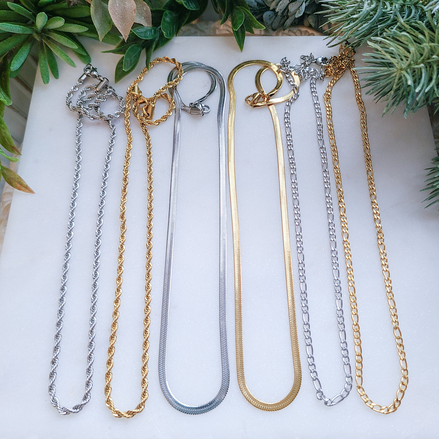18" Stainless Steel Modern Chain | Necklaces