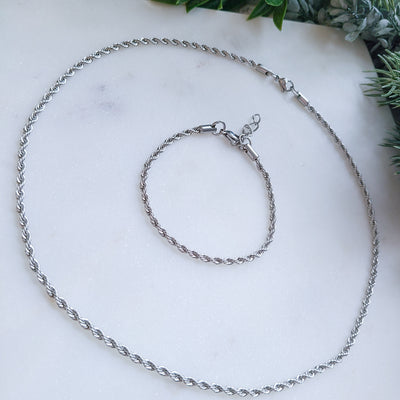 18" Stainless Steel Modern Chain | Necklaces