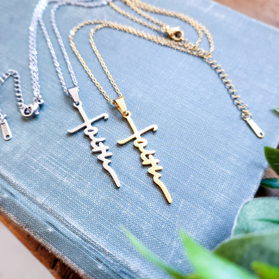 Faith Cross || Necklaces