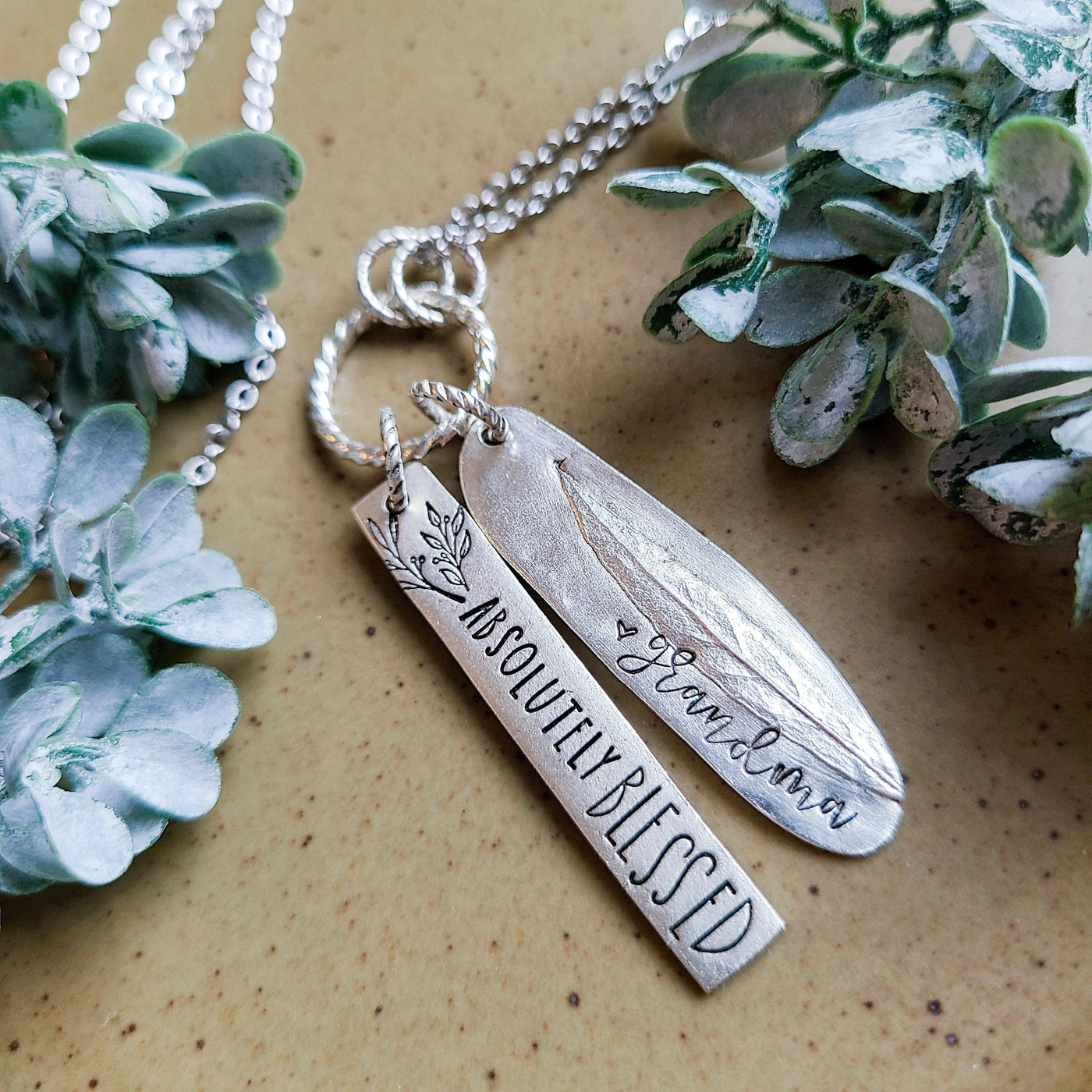 Absolutely Blessed - Grandma | Necklaces - Little Blue Bus Jewelry