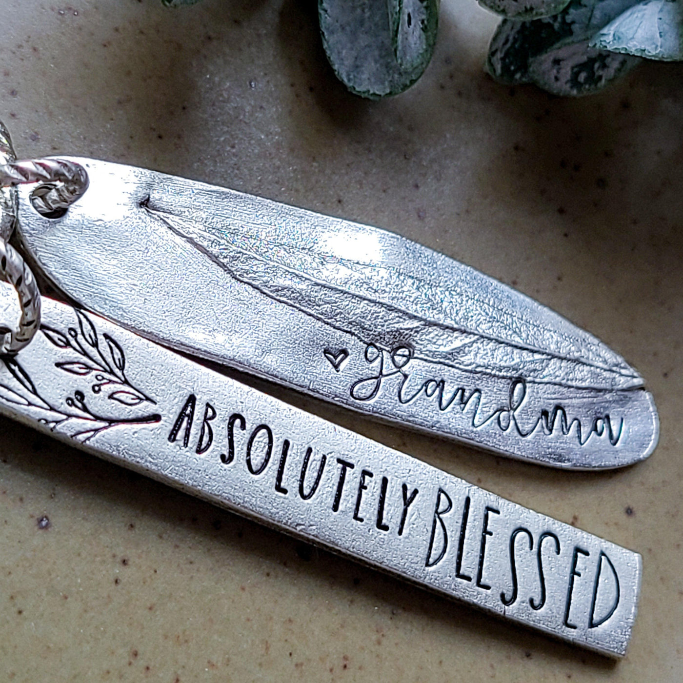 Absolutely Blessed - Grandma | Necklaces - Little Blue Bus Jewelry