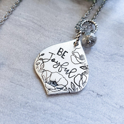 Be Joyful | Necklaces - Little Blue Bus Jewelry