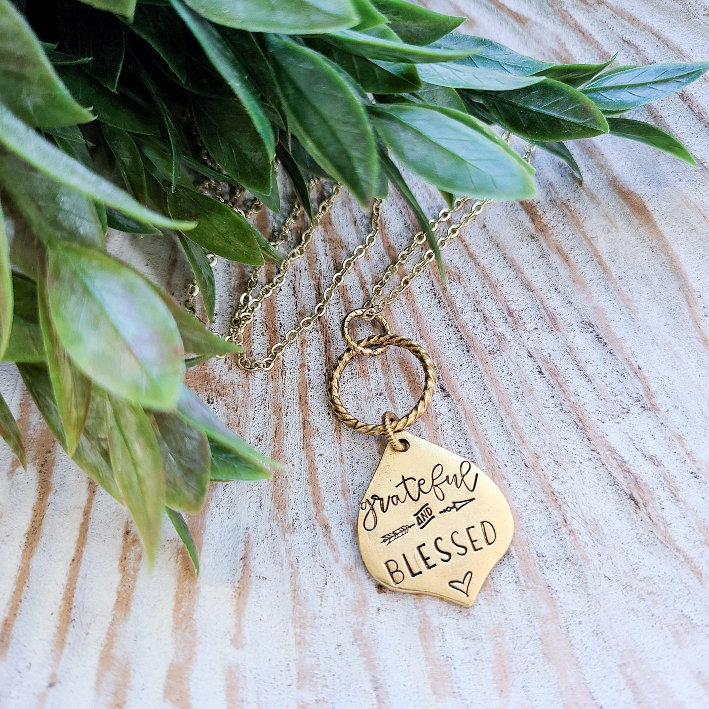 Grateful & Blessed | Necklaces - Little Blue Bus Jewelry