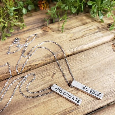Have Courage & Be Kind | Necklaces - Little Blue Bus Jewelry