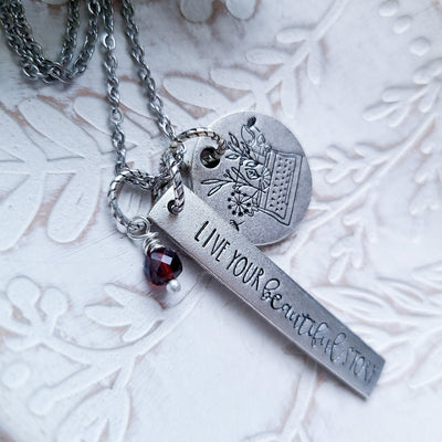 Live Your Beautiful Story | Necklaces - Little Blue Bus Jewelry