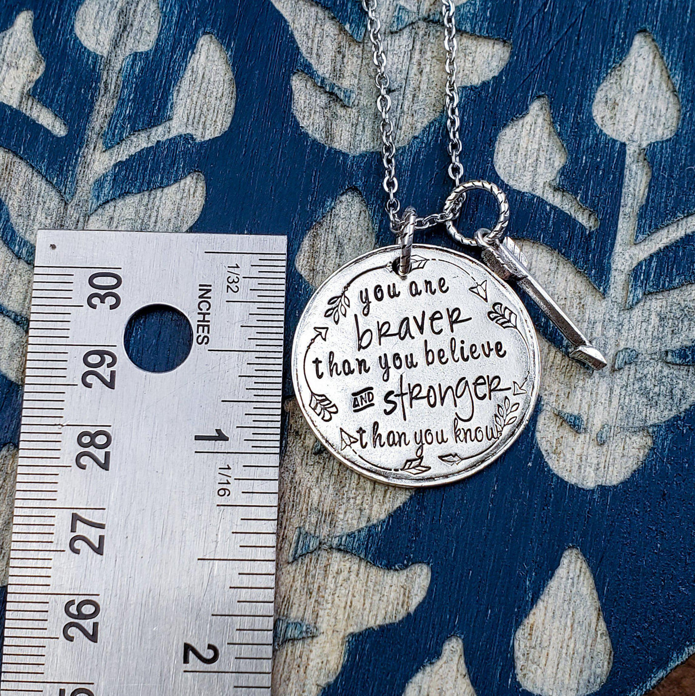 You Are Braver ... And Stronger... - Little Blue Bus Jewelry