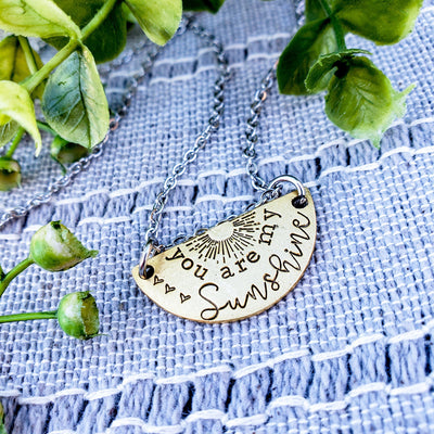 You Are My Sunshine - Little Blue Bus Jewelry